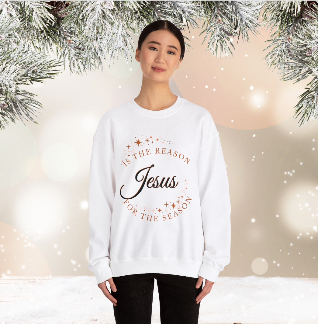 Jesus is the reason for the season discount sweatshirt